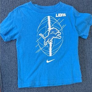 Nike Blue Detroit Lions Graphic Tee for Kids